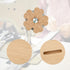 Daisy Thread Cutter, Tabletop Blade Saver Yarn Cutter with Anti-Slip Stand Wooden Rotary Thread Cutting Tool Sewing Seam Supplies Quilting Notions...