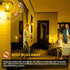 Bug Light Bulbs LED Yellow Light Bulb for Outside, 9W (6W Equivalent), E26 Base Amber Bug Light for Porch, Patio, Deck, Backyard, Hallway...