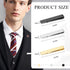YADOCA 3 Pcs Tie Clips for Men Tie Bar Set Necktie Clips for Wedding Anniversary Business Black Silver-Tone Gold-Tone...