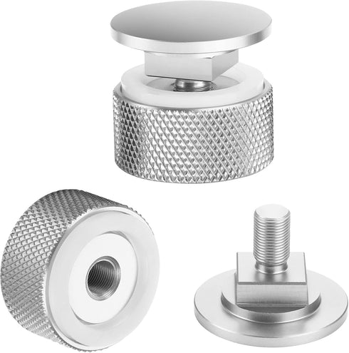 Welding Hood Fasteners, Aluminum Alloy Welding Hood Helmet Pipeliner Fasteners with Non-Slip Silicone Washer, Durable Welding Hood Accessories, Si...