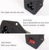 PNGKNYOCN 10A 250V Rocker Switch Power Socket Inlet Module Plug 10A Fuse with Indicator Light 2 Pin IEC320 C8 for Household Appliances or DIY Devi...