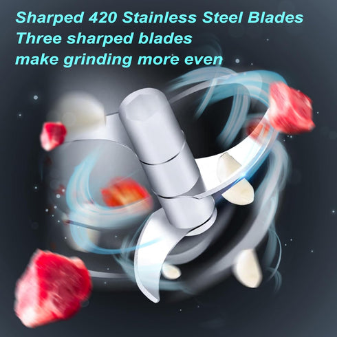 Electric Garlic Chopper, 250ML Mini Portable Veggie Chopper, Garlic Grinder Masher Onion Chopper, Blender to Vegetable, Wireless Food Processor fo...