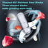 Electric Garlic Chopper, 250ML Mini Portable Veggie Chopper, Garlic Grinder Masher Onion Chopper, Blender to Vegetable, Wireless Food Processor fo...