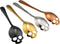 304 Stainless Steel Sugar Tea Skull Spoons, Coffee Stirring Slotted Metal Spoon, Espresso Spoons for Dessert, Cake (Set of 4 Mixed colors)...
