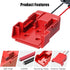 2-Pack Power Wheels Adapter for Milwaukee, M18 Power Wheels Battery Conversion Kit 12AWG Wire with Fuse Holder and 6PCS 30Amp Fuses for 18V Batter...