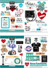 Medical Stickers for Scrapbooking - Scrapbook Stickers Medical Themed Nursing Inspired Design - Scrapbooking Stickers Medical Healthcare Set for N...