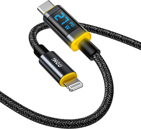 AOHI USB C to Lightning Cable, Fast Charging Cable Cord Compatible with iPhone 14 Plus 14 Pro Max 13 Pro 12 11 X XS XR 8 Plus, Air Pods Pro...