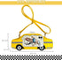 KUANG! Girls Cute Bus Taxi Shaped Chain Shoulder Bag Ice Cream Embroidered letter Women Crossbody Purse Handbags for Women...