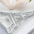 Gyn&Joy Silvery Tone Clear Crystal Rhinestones Eiffel Tower Fashion Brooch Pin...
