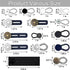 24 Pcs Extender Button Set, Flexible Adjustable Elastic Waist Extender Button, Invisible Collar Neck Extenders, No-Sew Extend Buttons for Women an...