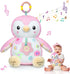 Penguin Baby Toys 0-6-12 Months,Stuffed Animal Plush Toy,Textured Hanging Ring,Rattles & Crinkle Sound Paper,Tummy Time Toys for Newborns Toys for...