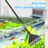 Algae Scraper for Glass Aquariums, Fish Tank Cleaner, Aquarium Algae Scrapers with 10 Stainless Steel Blades....