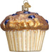 Old World Christmas Glass Blown Ornament Blueberry Muffin (32263)...
