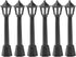 SEWACC 6pcs Mini Street Light Models Miniature Street Lamp Models Decorative Pathway Lantern Post for Miniature Doll House Micro Landscape Lamppos...