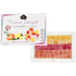 Cerez Pazari Turkish Delight with Rose, Orange and Lemon Mix Flavours 8.1 Oz Gourmet Small Size Snacks Gift Box, No Nuts Sweet Traditional Confect...