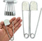6 Pack Large Safety Pins, 5 Inches Heavy Duty Stainless Steel Oversize Safety Pins, Extra Large Pins for Blankets, Heavy Laundry, Crafts and Decor...