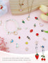 JIALEEY 60PCS Assorted Gold Plated Enamel Animal Moon Star Fruit Charm Pendant DIY for Necklace Bracelet Jewelry Making and Crafting...