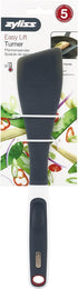 Zyliss Easy Lift Turner Silicone Spatula - Angled Head for Easy Food Turning - 11.5in Rubber Spatula for Frying Pan & Stir Fry Cooking, Dishwasher...