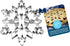 R&M International Snowflake 7.5" Giant Cookie Cutter with Interior Cut-Outs...