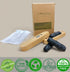 Vegan Biodegradable Bamboo Charcoal Dental Floss with Refillable Bamboo Container | Free Refill | Natural Candelilla Wax | 33yds x3 (30m x3) | Unf...