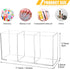 Cerpourt Clear Makeup Brush Organizer,Acrylic Cosmetic Brushes Storage Holder with 3 Slots,Pencil Pen Holder for Desk,Desk Organizer and Accessori...