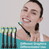 Replacement Toothbrush Heads Compatible with Aquasonic Black Series/Vibe Series/Black Series Pro/Duo Series Pro,8 Pcs Black Electric Toothbrush He...