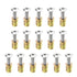 16 Sets M6x25 Furniture Screw Nut Threaded Wood Inserts Bolt Fastener Connector Hex Socket Drive M6x15 Screw-in Nuts...
