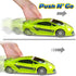 ArtCreativity Green Racer Car with Lights and Sounds, Light-Up Push n Go Racer Car for Kids, LED Headlights and Engine Sound, Best Birthday Gift f...