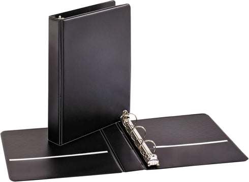 Tops Cardinal Mini Round Ring Binder, 1-Inch, 8-1/2-Inch x 5-1/2-Inch, Black (07201)...