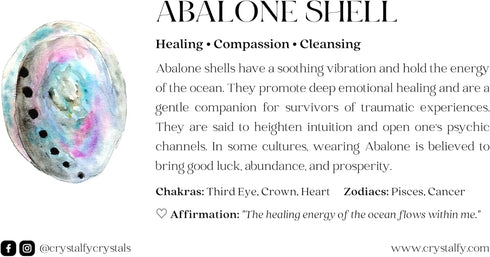 Grips by CRYSTALFY Authentic Natural Abalone Sea Shell Mother of Pearl Gemstone Coin Expandible Collapsible Mobile Phone Grip Stand Holder for Sma...