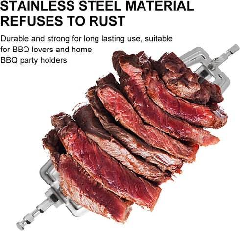Toddmomy Air Fryer Rotisserie Forks Stainless Steel Air Fryer Fork Air Fryer Accessories Grill Forks for BBQ Home Kitchen Outdoor Camping?Silver?...