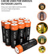 Kruta NiMH Rechargeable AA Batteries, 1.2V 800mAh Rechargeable AA Solar Batteries for Outdoor Solar Lights and Household Devices, Pre-Charged (AA ...