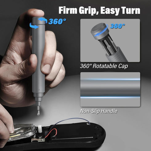 Fathers Day Dad Gifts Men Tool Mini Precision Screwdriver Set Women Christmas Stocking Stuffers 22 Multi-Bit Magnetic EDC Small Repair Tool Kit fo...