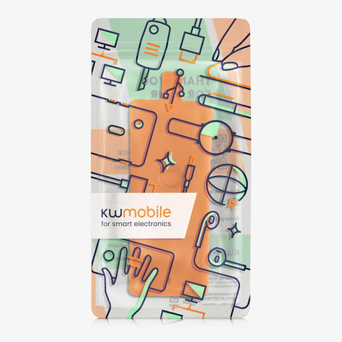 kwmobile Silicone Case Compatible with Marshall EMBERTON - Case Protective Mini Speaker Cover - Orange...