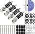 43 Set (172Pcs) Pegboard Mounting spacers and screws Kit, Peg Boards Installation Hardware Accessories. Include Sturdy Screws, Spacers,Washers and...