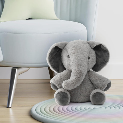 PREXTEX Elephant Stuffed Animals - Soft & Cozy Baby Stuffed Elephant Plush Toy (Large - 10.5 Inches) Machine Washable Stuffed Animals for Boys & G...