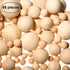 Blulu 88 Pieces Round Wooden Balls for Craft-Unfinished Round Natural Balls for DIY Craft Projects Jewelry Making, 5 Sizes...