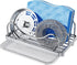 Consumest Sponge Holder for Kitchen Sink, Movable Sink Caddy for Countertop Organizer, 304 Stainless Steel Sink Sponge Holder with Detachable Drip...