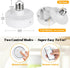 Battery Operated Light Bulb for Lamps, Screw in LED Puck Lights with Remote, Replacement AA Battery Powered Wireless Dimmable Timer Light Bulb wit...