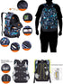 rickyh style School Backpack Travel Bag for Men & Women Lightweight College Back Pack with Laptop Compartmen...