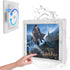 MoKo Wall Mount Shower Tablet Holder, 360 Rotation Waterproof Tablet Holder Bathroom Tablet Case Mount Shelf with Touchable Anti-Fog Screen for Ta...