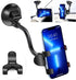 ivoler Car Phone Mount Windshield, Long Arm Clamp Universal Windshield with Double Clip Strong Suction Cup Cell Phone Holder Compatible with iPhon...