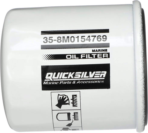 Quicksilver 8M0154769 Oil Filter for Various Marine Engines...