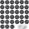 100Pcs Natural Crystal Beads Stone Gemstone Round Loose Energy Healing Beads with Free Crystal Stretch Cord for Jewelry Making (Black Lava, 8MM)...