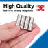 LOVIMAG Small Magnets, Neodymium Magnets Strong with Countersunk Hole Matching Screws, 70 Pack Refrigerator Magnets for Whiteboard, Tool Room, Sci...