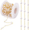 ANCIRS 31.5FT Pearl Beading Chain with Spool for Jewelry Making, Copper Necklace Chain for Bracelet, Anklet, DIY Craft...