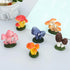 ONEST 6 Pieces Mini Mushroom Figurines Fairy Garden Mushrooms Ornaments for Outdoor Home Decorations...