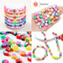 1000PCS Polymer Clay Beads Bracelet Making kit, 24 Style Cute Fun Beads Flower Animal Rainbow Eye Charms for Jewelry Necklace Earring Making DIY A...
