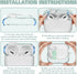 AirPods Pro 2nd/1st Generation Case Cover with Cleaner Kit, Auto Snap Switch Secure Lock Clip Transparent Airpods Pro Case,Compatible with MagSafe...