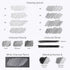 Artisto Drawing and Sketching Pencil Art Set (20 Items) - Complete Kit with Graphite Pencils, Charcoal Pencils, Sticks, Blending Stumps, Erasers, ...